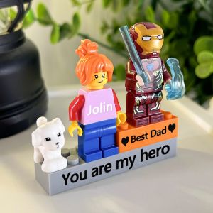 Personalized Minifigure for Dad Customized Father's Day Gifts