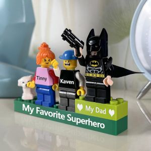 Personalized Minifigure for Dad Customized Father's Day Gifts