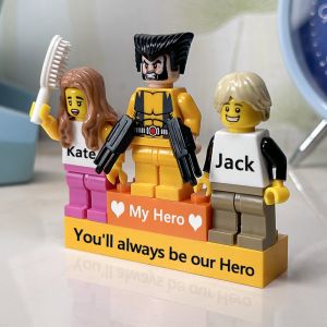 Personalized Minifigure for Dad Customized Father's Day Gifts