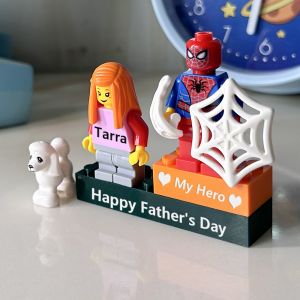 Personalized Minifigure for Dad Customized Father's Day Gifts