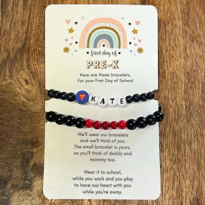 First Day Of Pre Kindergarten Back To School Bracelet Set