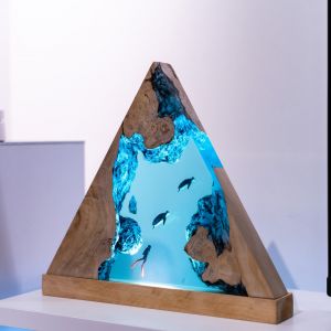 Custom Resin Wood Art Lamp: A Night Light That Tells Your Story