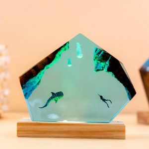 Resin Whale Shark Lamp - Ocean Resin Lamp