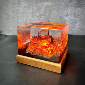 Custom Epoxy Resin Lamp, Lighting Home Decor