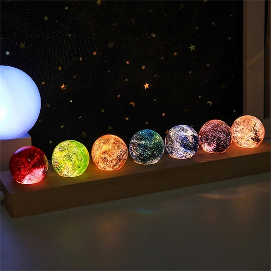 Custom 3D Crystal Ball Sky Night Lamp