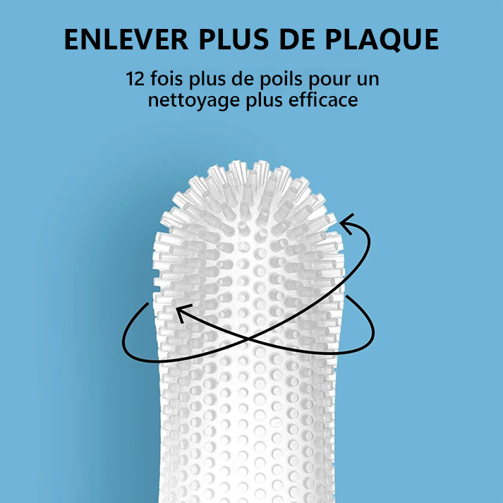 Brosse à Dents 360º pour Chiens