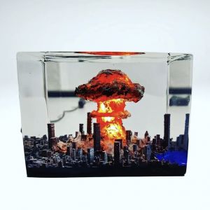 Epoxy Resin Explosion: Atomic Bomb Art