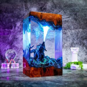 G.ODZ.ILLA Monster Night light Atomic Breath Resin Lamp