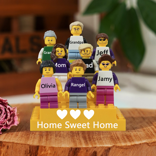 Personalized Brick Minifigures For Family.Christmas Gift	