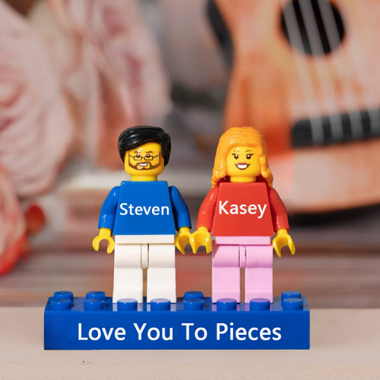 Personalized Brick Minifigures With Pet Style For Your Loved One.Valentine's Day Gifts,Christmas Gift