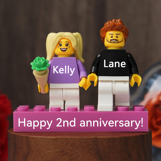 Personalized Brick Minifigures For Family.Christmas Gift	