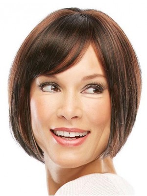 Attractive Short Capless Straight Wig