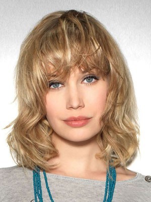 Remy Human Hair Wavy Lace Front Wig