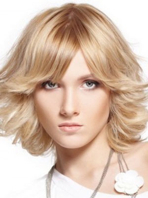 New Style Synthetic Wavy Capless Wig