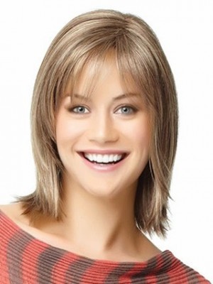 Most Popular Angled-Cut Shoulder Length Human Hair Wig