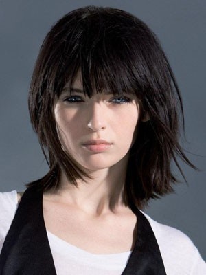 Good Looking Medium Straight Capless Human Hair Wig