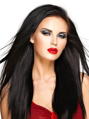 Attractive Straight Human Hair Full Lace Wig