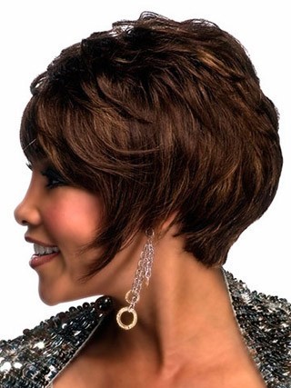 Pixie Cut Human Hair African American Wig