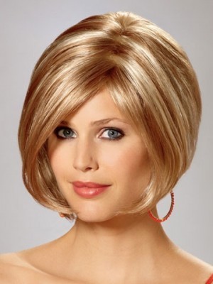 Bob Style Short Silky Straight Wig