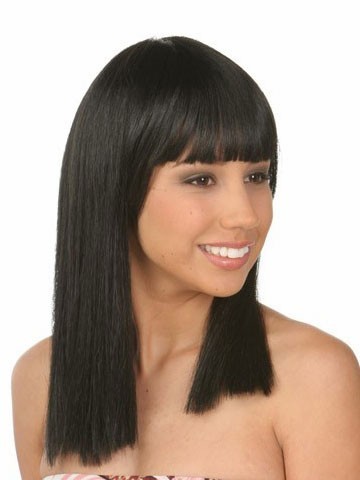 Marvelous Black Straight Human Hair Wig