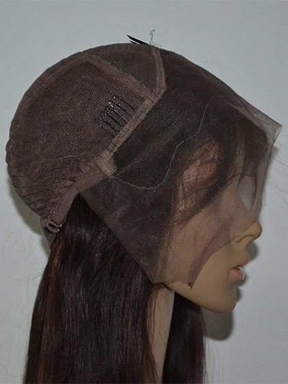 Straight Lace Front Remy Human Hair African American Wig