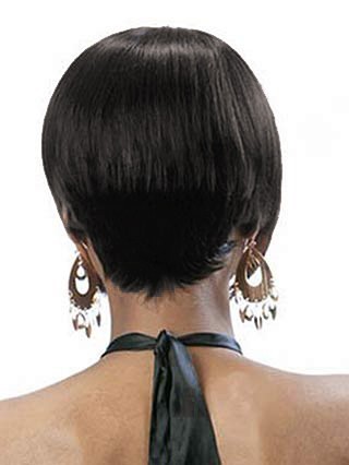 Short Straight Full Lace African American Wig