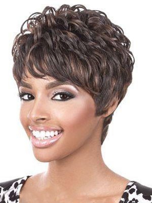 Good Looking Human Hair Full Lace Wavy Wig