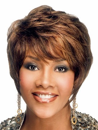 Pixie Cut Style Human Hair African American Wig