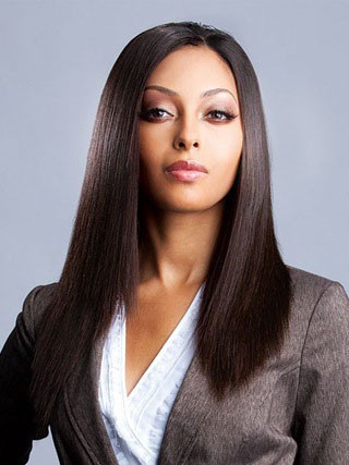 Stylish Straight Lace Front Synthetic Wig