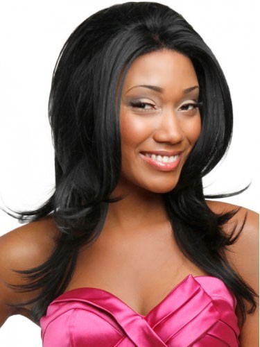 Straight Heat Friendly Synthetic African American Wig