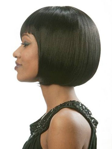 Bob Style Synthetic Lace Front African American Wig