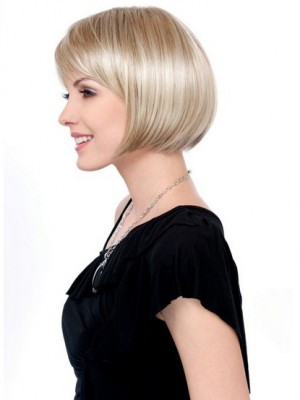 Bob Style Sliky chin length layered Wig