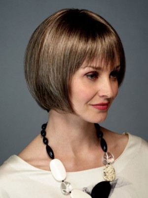 Bob Style Attractive Full Lace Synthetic Wig