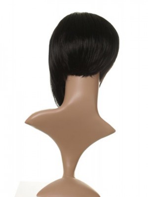 Bob Style Synthetic Lace Front Longer Side Wig