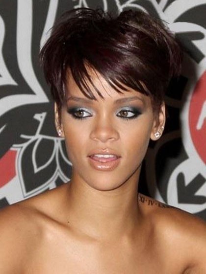 Rihanna Sporty Extra Short Synthetic Celebrity Wig