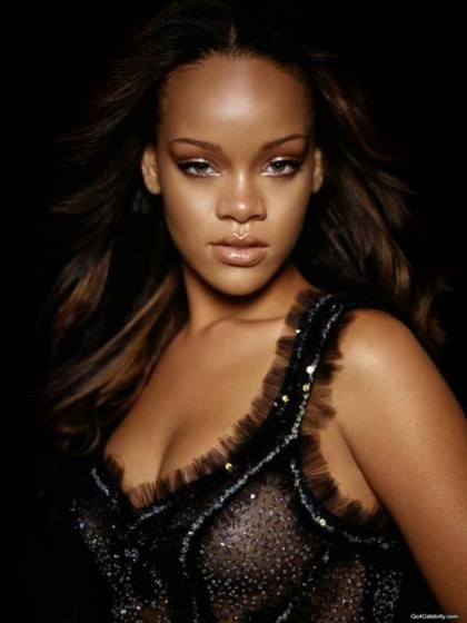 Rihanna Style Fabulous Wavy Lace Celebrity Wig