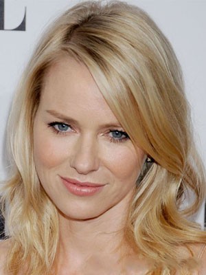 Naomi Watts Saucy Shimmering Lace Front Wavy Synthetic Wig