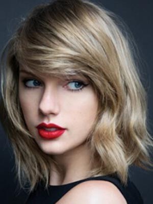 Taylor Swift Gorgeous Human Hair Straight Capless Wig