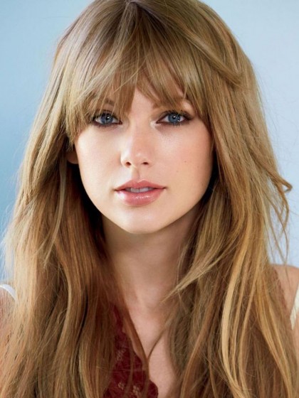 Taylor Swift Voluminous Straight Capless Human Hair Wig