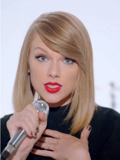 Taylor Swift Elaborately Straight Lace Front Human Hair Wig