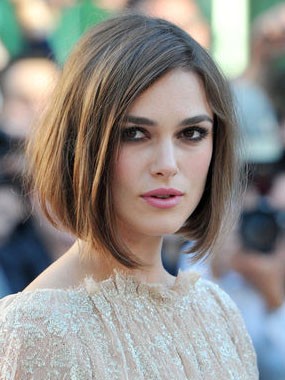 New Style Keira Knightley Straight Lace Front Remy Human Hair Wig