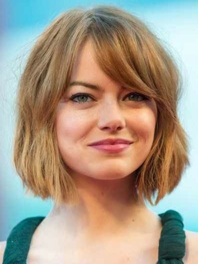 Emma Stone Prodigious Remy Human Hair Straight Capless Wig