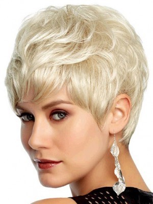 Luxury Flattering Boy Cut Capless Wig