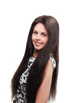 Impressive Long Straight Full Lace Human Hair Wig