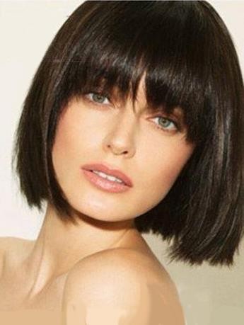 Modern Remy Human Hair Straight Capless Wig