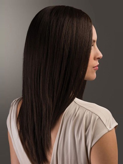 Cute Long Straight Capless Human Hair Wig