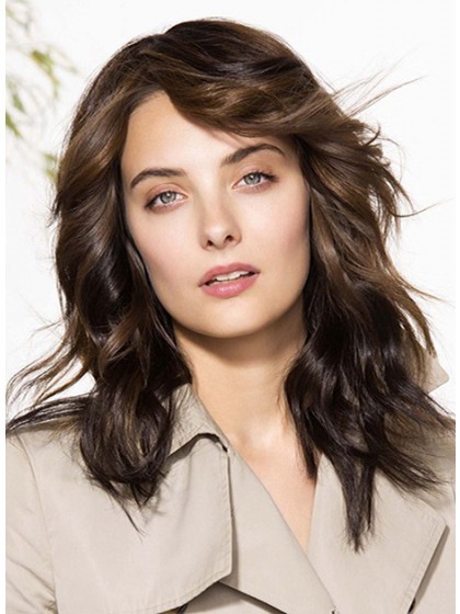 Admirable Wavy Lace Front Remy Human Hair Wig