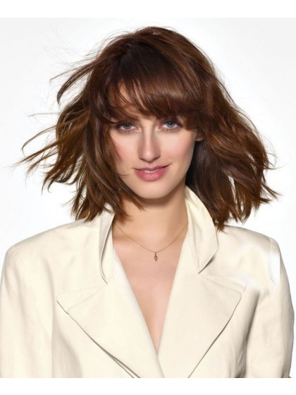 Elaborately Wavy Capless Remy Human Hair Wig