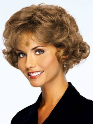 Nice Short Human Hair Curly Lace Front Wig