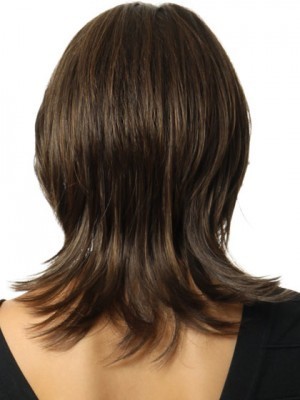 Pretty Capless Wavy Remy Human Hair Wig